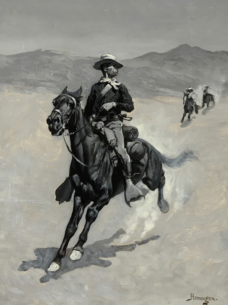 Two bits ca 1889 art print by Frederic Remington for $57.95 CAD