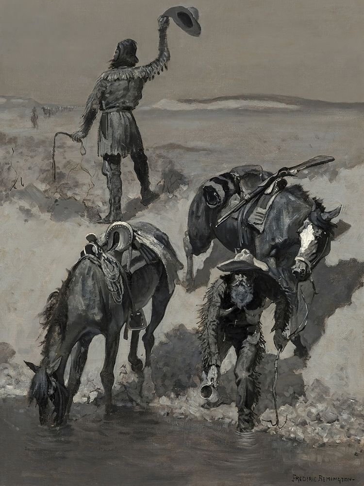 Water circa 1890 art print by Frederic Remington for $57.95 CAD