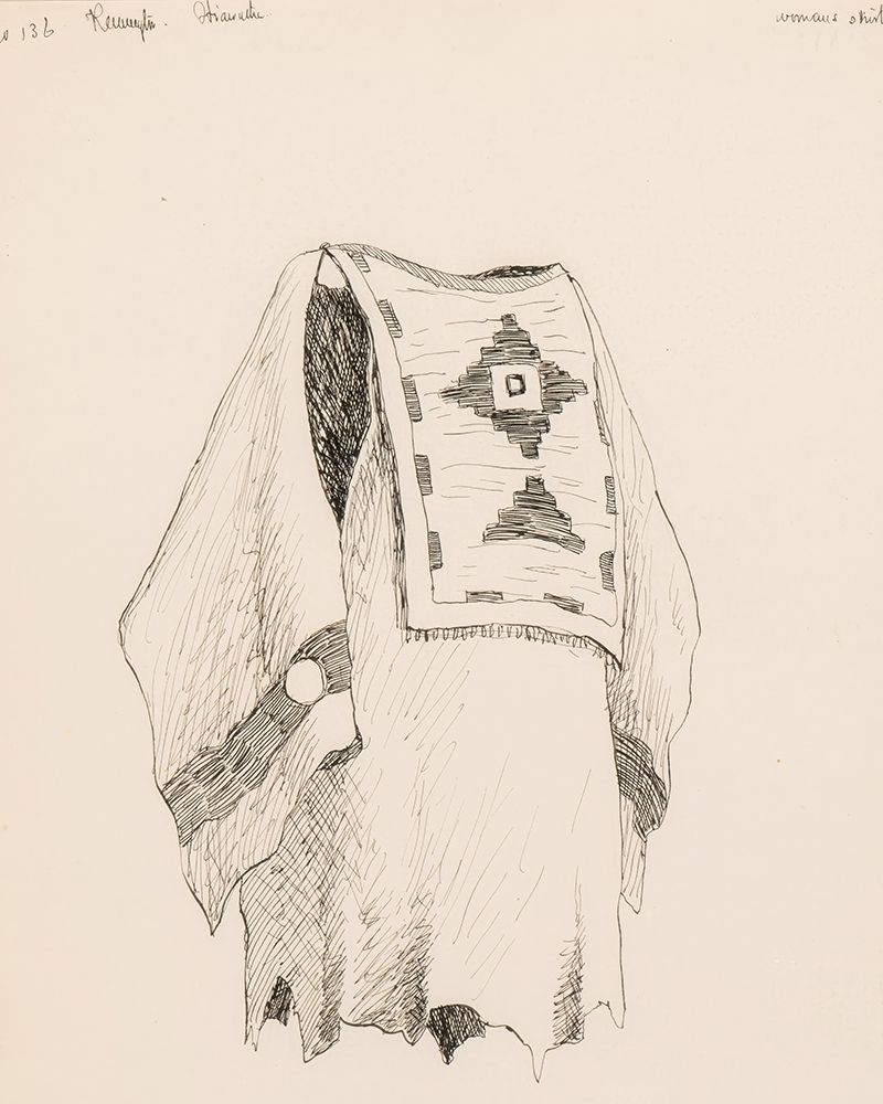 Womans Shirt, Illustration for The Song of Hiawatha 1889 art print by Frederic Remington for $57.95 CAD