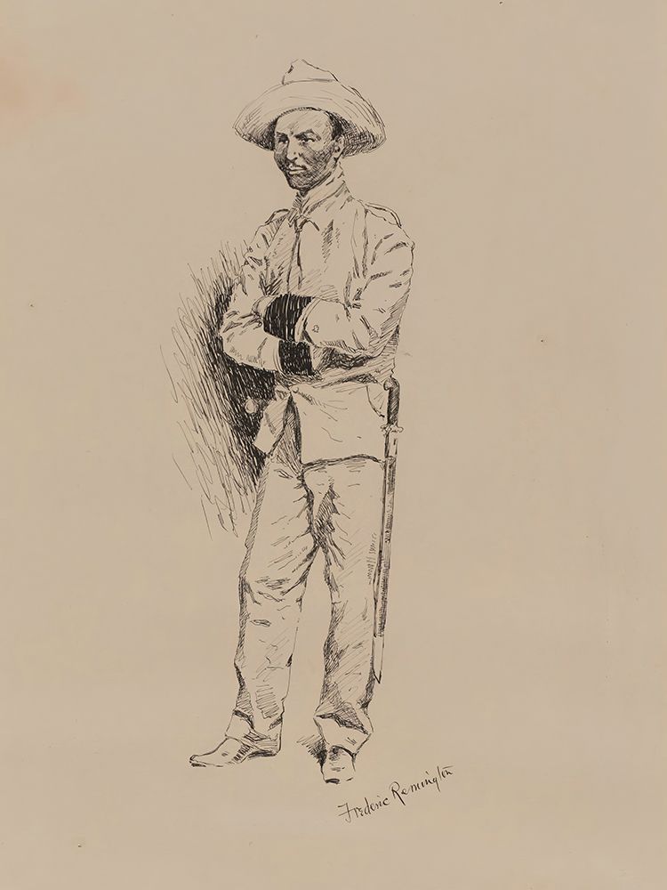 Young Spanish Officer art print by Frederic Remington for $57.95 CAD