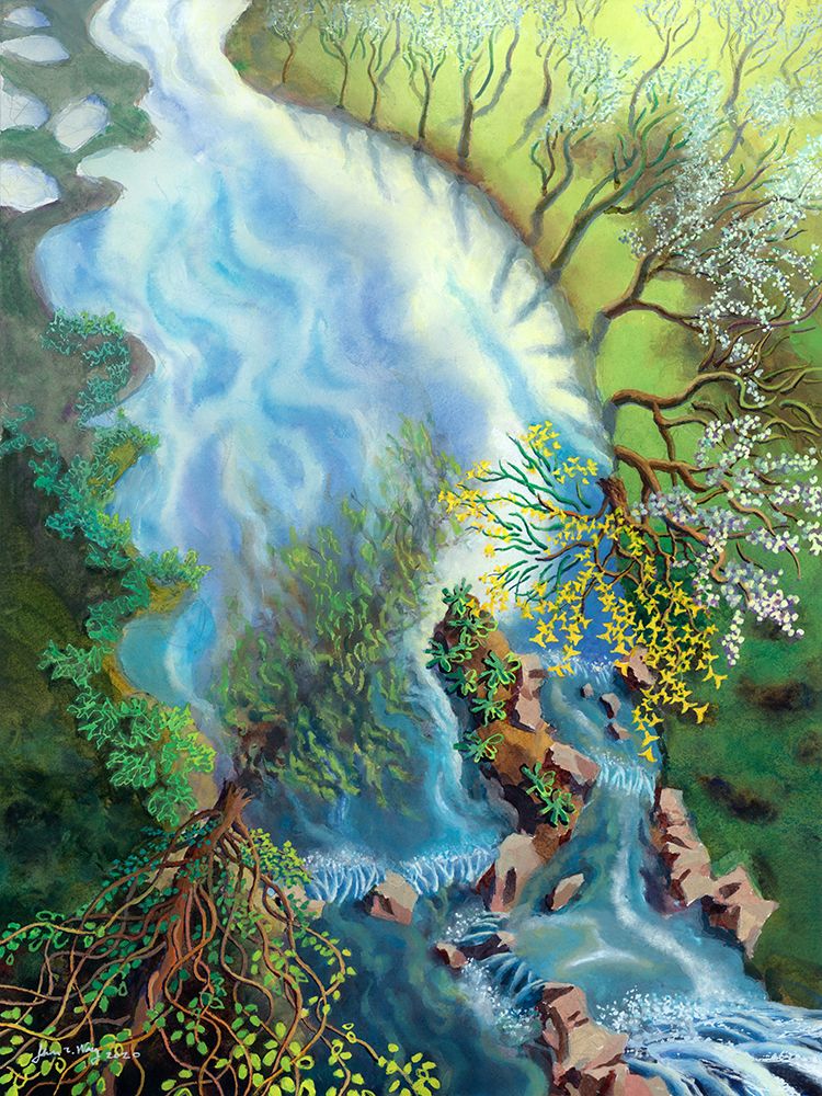 Fantasia of Spring art print by John Z. Wang for $57.95 CAD