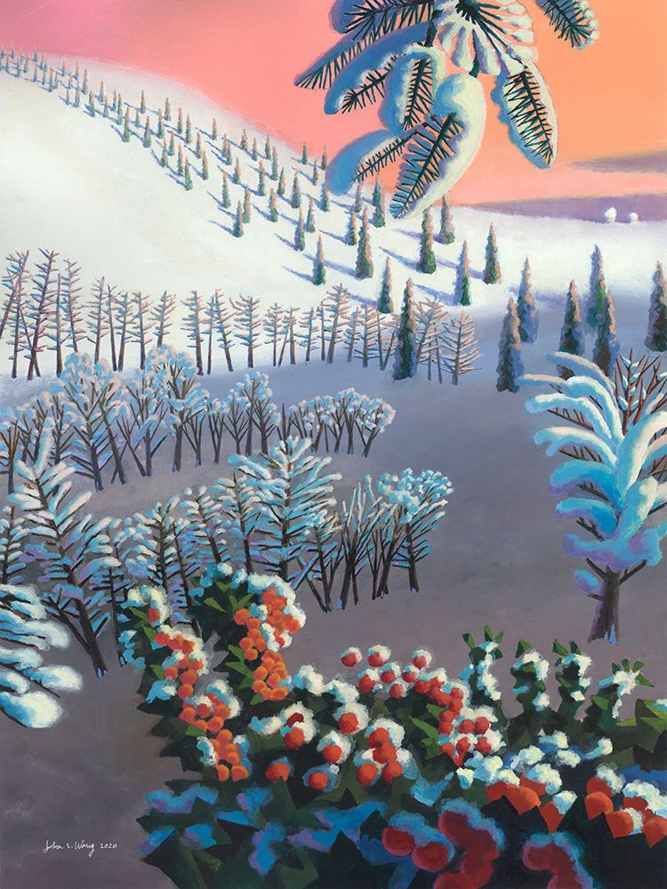 Fantasia of Winter art print by John Z. Wang for $57.95 CAD