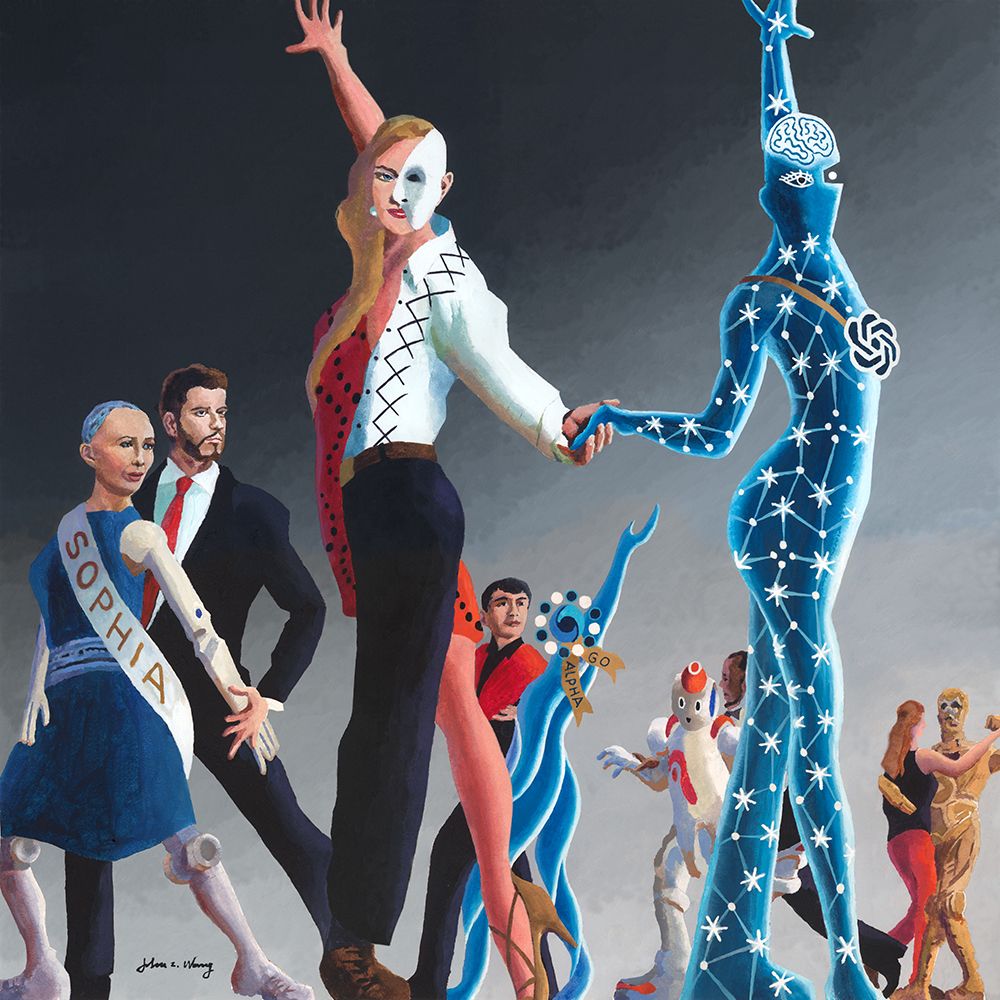 Tango with Emerging AIs art print by John Z. Wang for $57.95 CAD