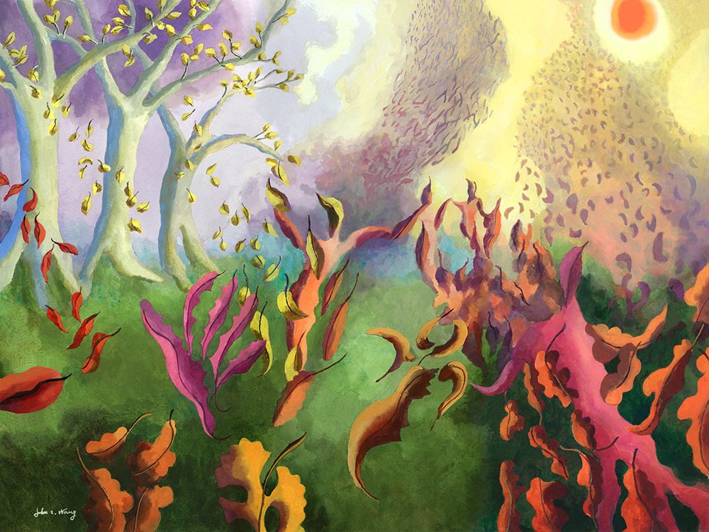 Autumn Dance art print by John Z. Wang for $57.95 CAD