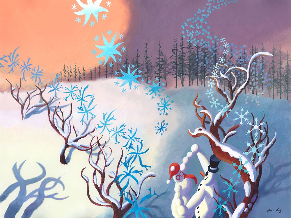 Winter Dance art print by John Z. Wang for $57.95 CAD