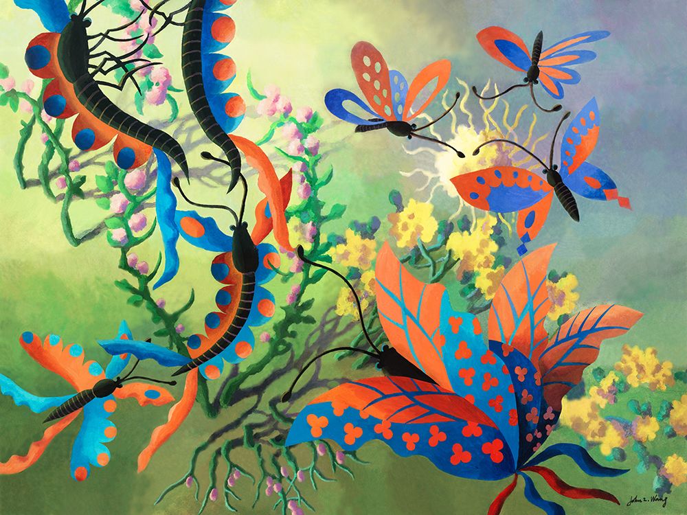 Spring Dance art print by John Z. Wang for $57.95 CAD