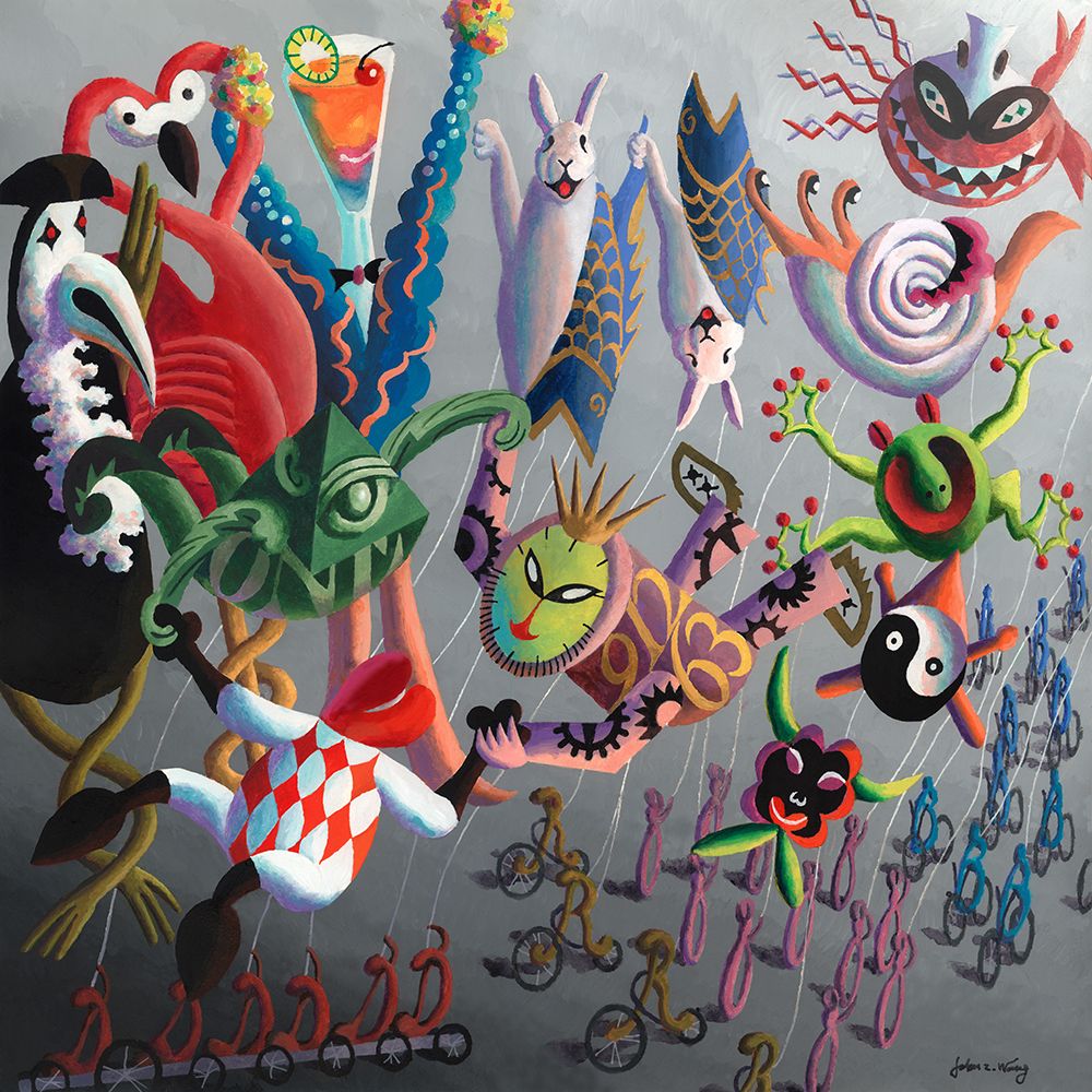 Parade Carnival art print by John Z. Wang for $57.95 CAD