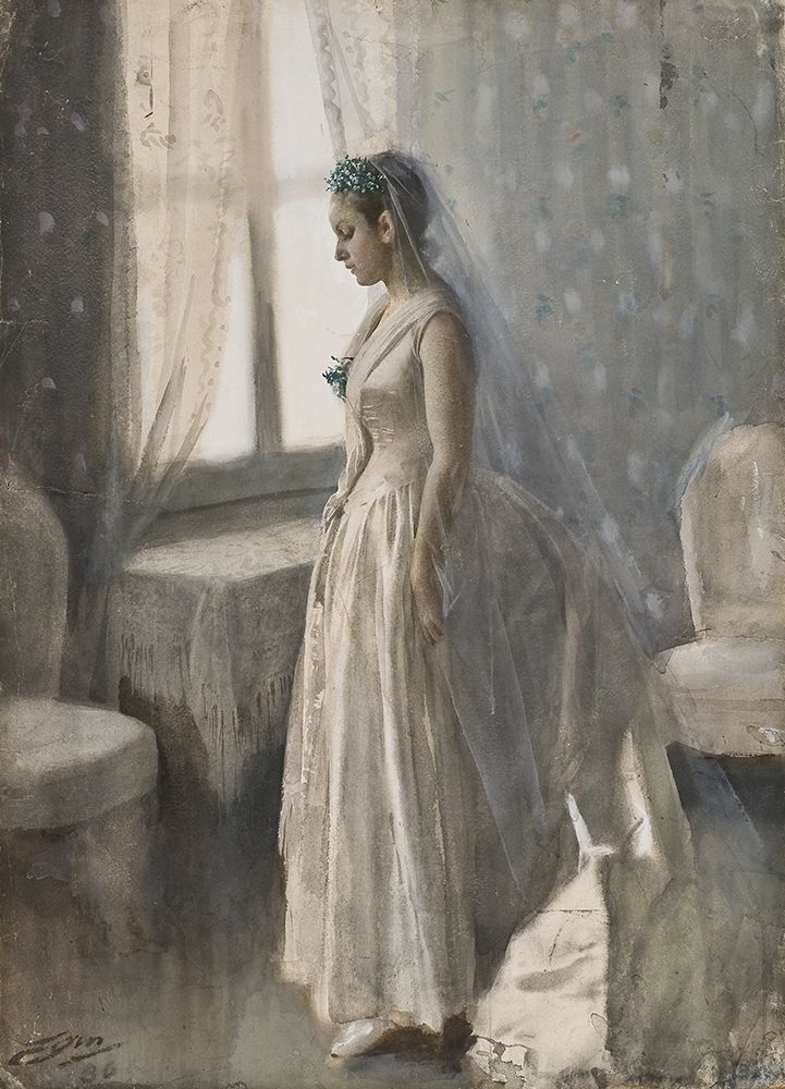 The Bride 1886 art print by Anders Leonard Zorn for $57.95 CAD