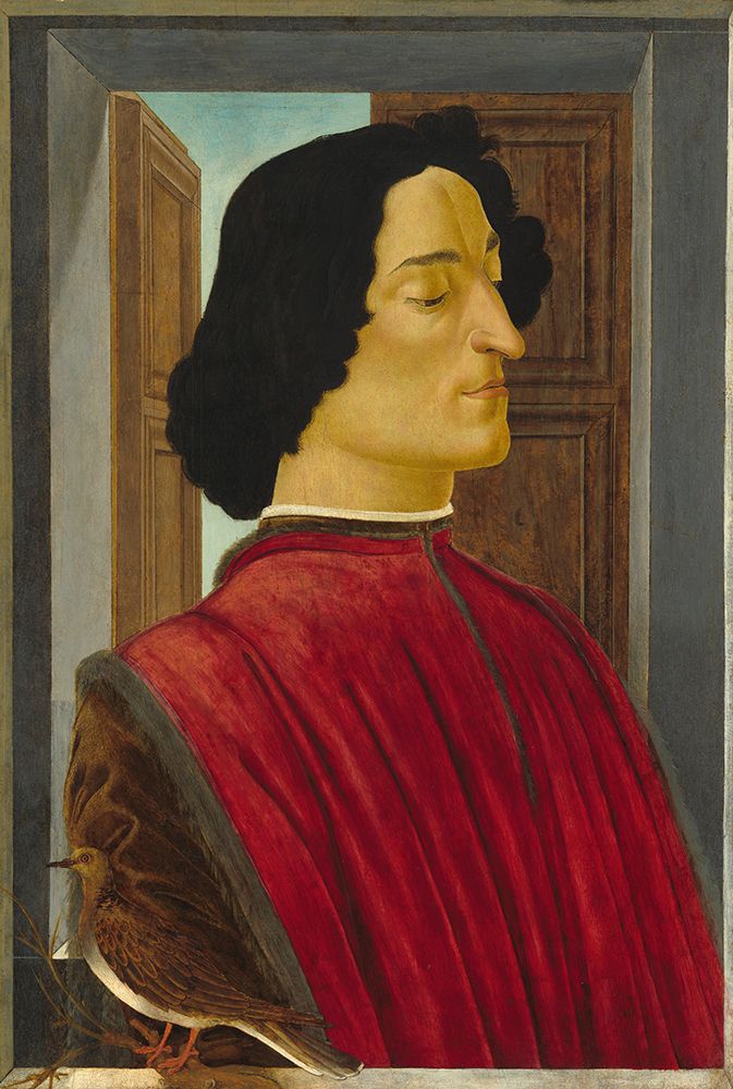 Giuliano de Medici ca 1478 art print by Sandro Botticelli for $57.95 CAD