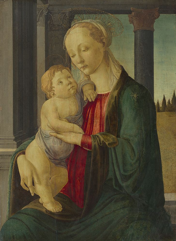 Madonna and Child ca 1470 art print by Sandro Botticelli for $57.95 CAD