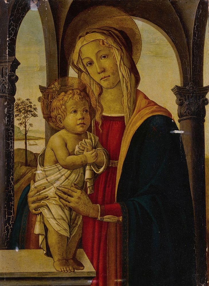 Madonna and Child art print by Sandro Botticelli for $57.95 CAD