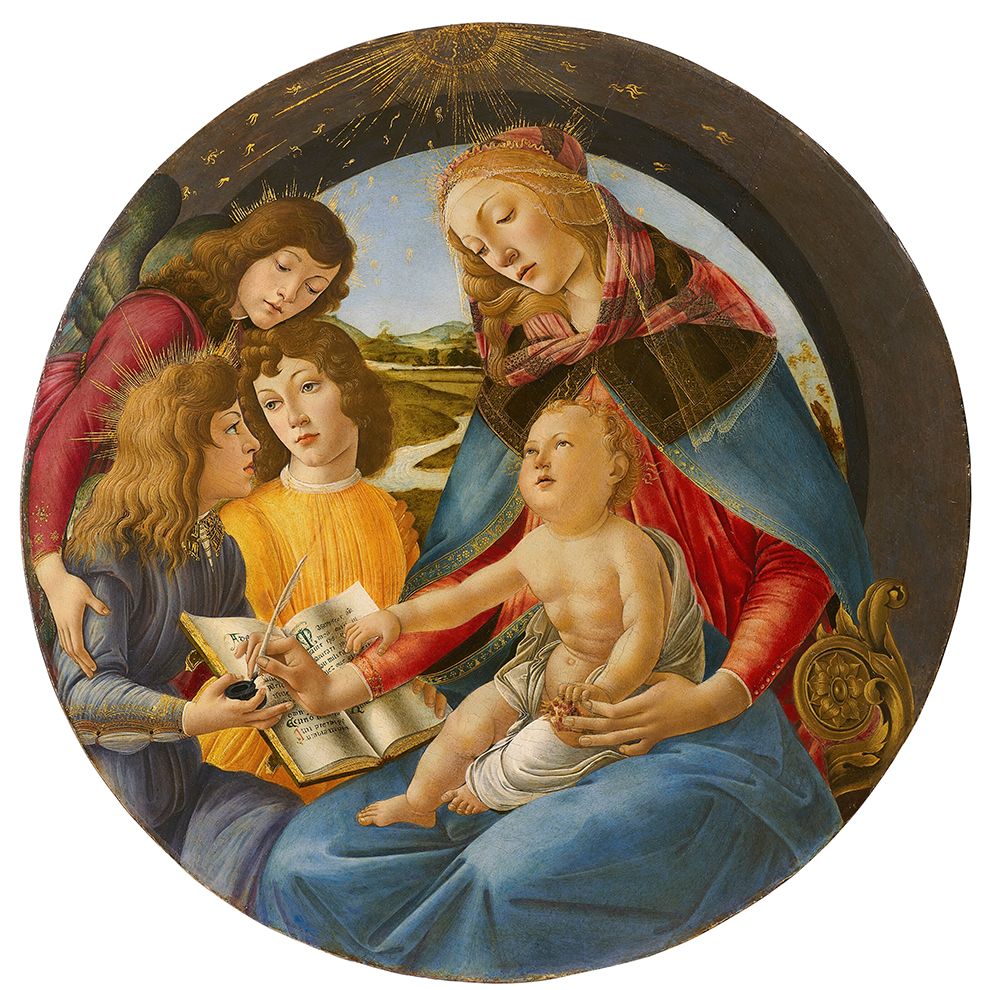 Madonna of the Magnificat art print by Sandro Botticelli for $57.95 CAD