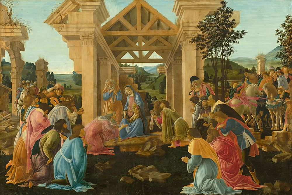 The Adoration Of The Magi art print by Sandro Botticelli for $57.95 CAD