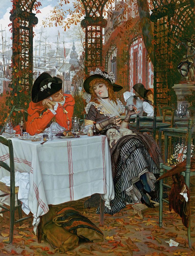 A Luncheon, Un Dejeuner 1868 art print by James Tissot for $57.95 CAD
