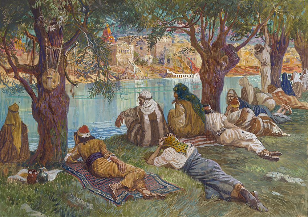 By the Waters of Babel art print by James Tissot for $57.95 CAD