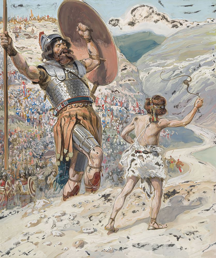 David Slings the Stone art print by James Tissot for $57.95 CAD
