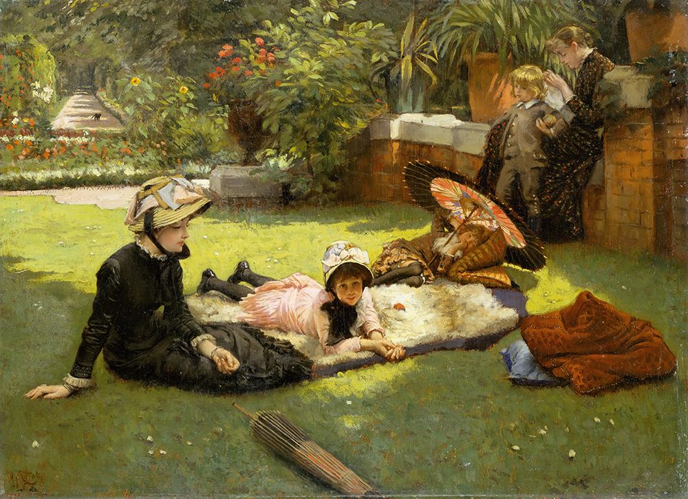 In Full Sunlight, En plein soleil 1881 art print by James Tissot for $57.95 CAD