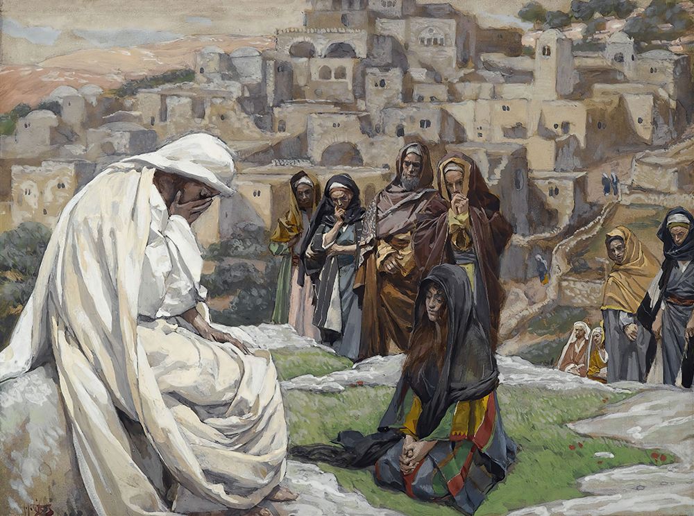 Jesus Wept art print by James Tissot for $57.95 CAD