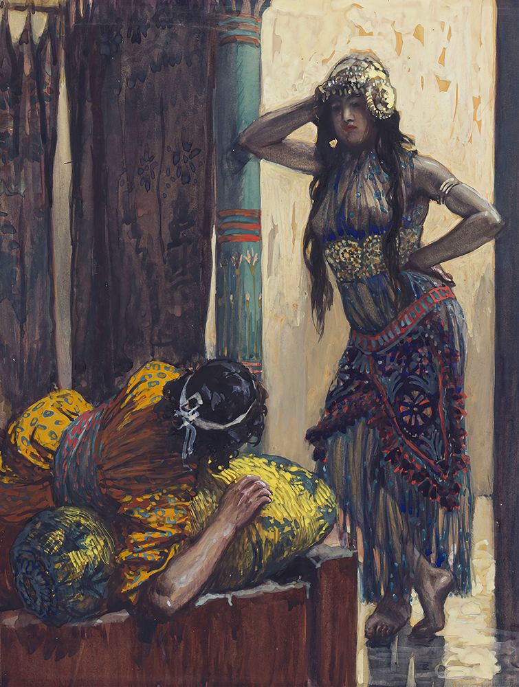 Jezebel Advises Ahab art print by James Tissot for $57.95 CAD