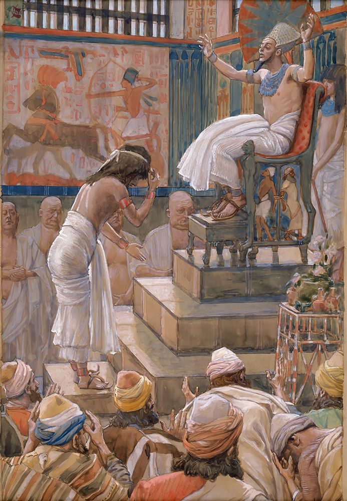 Joseph and His Brethren Welcomed by Pharaoh art print by James Tissot for $57.95 CAD