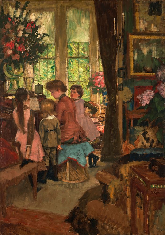 Kathleen Newton at the Piano ca 1880 art print by James Tissot for $57.95 CAD