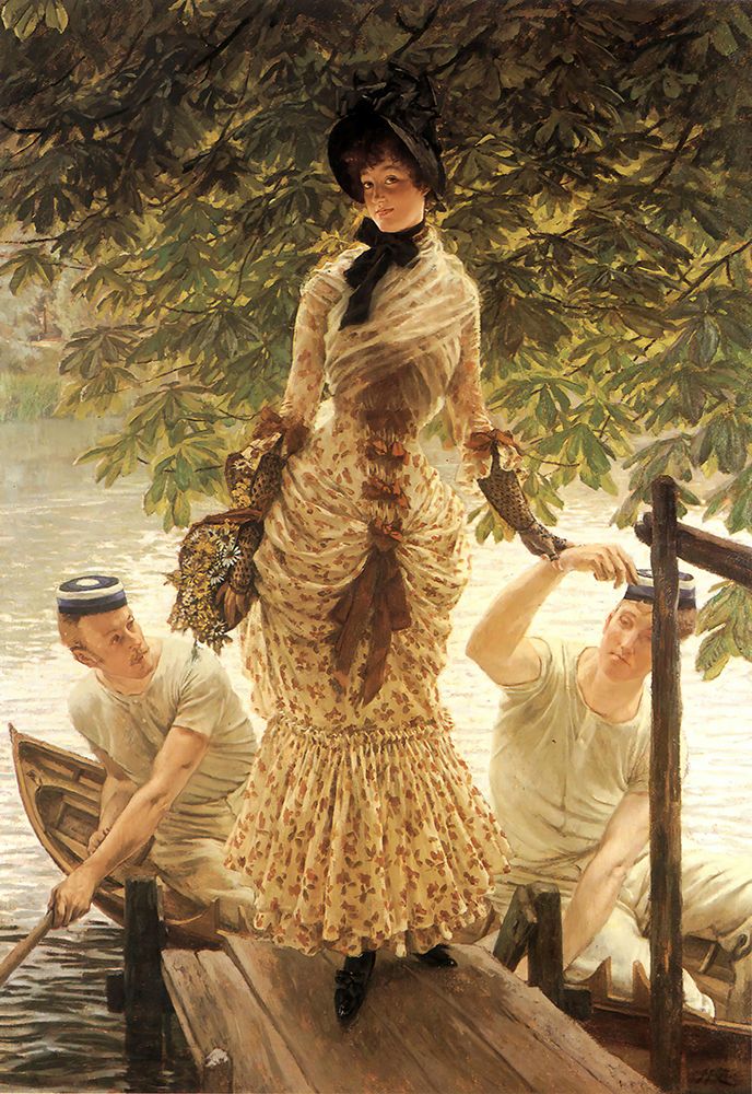 On the Thames 1874 art print by James Tissot for $57.95 CAD