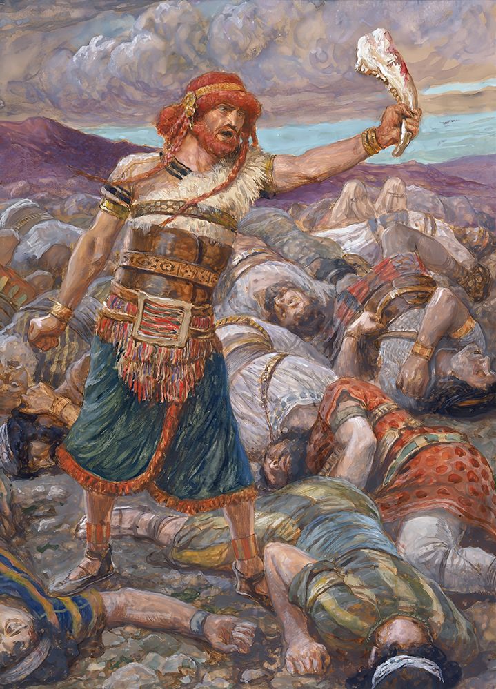 Samson Slays a Thousand Men art print by James Tissot for $57.95 CAD