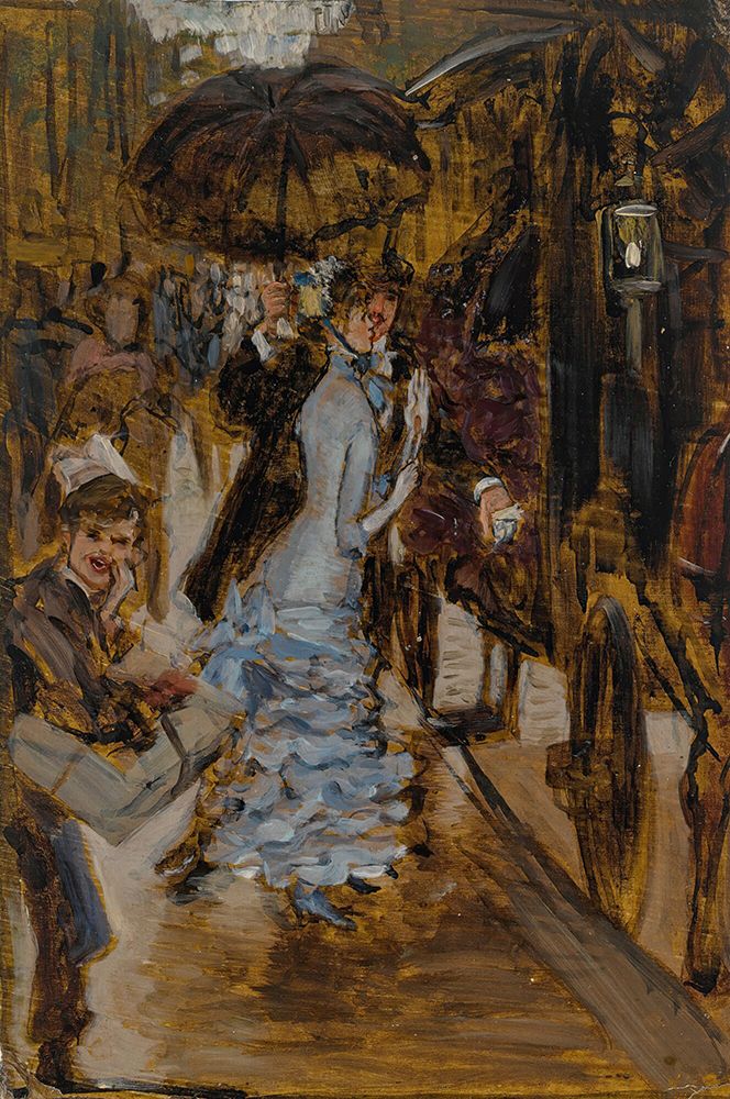 Sketch For La Damoiselle DHonneur art print by James Tissot for $57.95 CAD