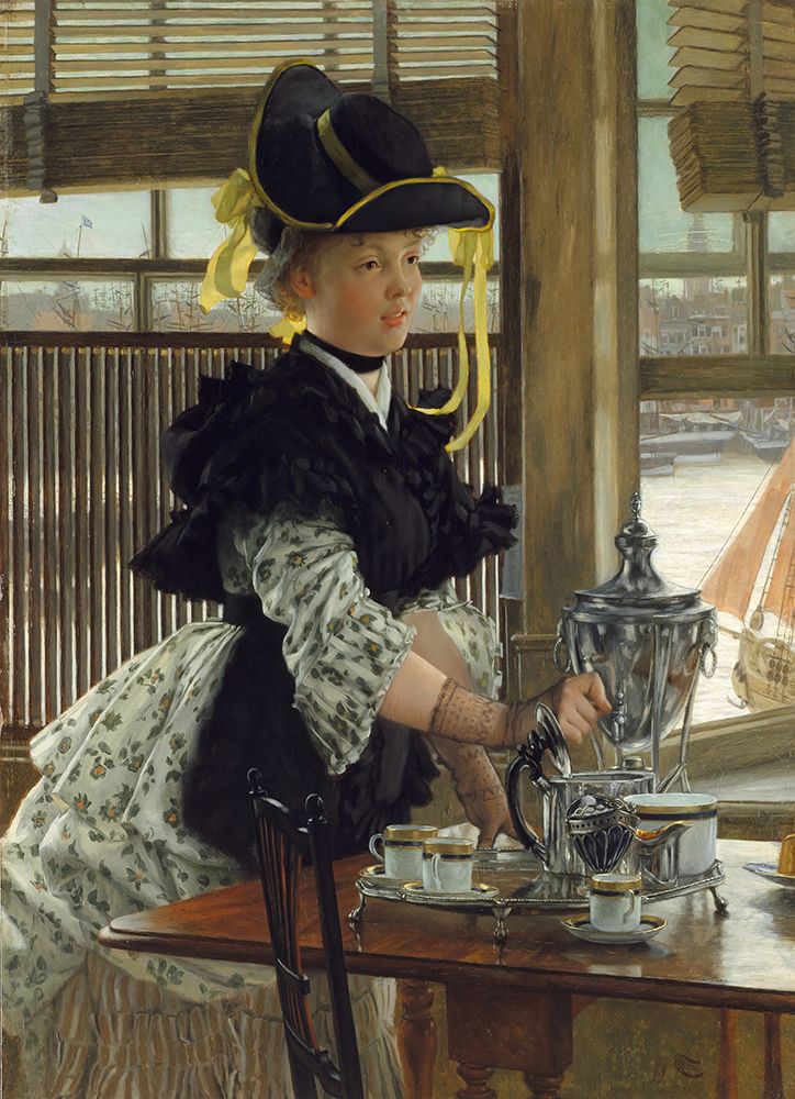 Tea 1872 art print by James Tissot for $57.95 CAD
