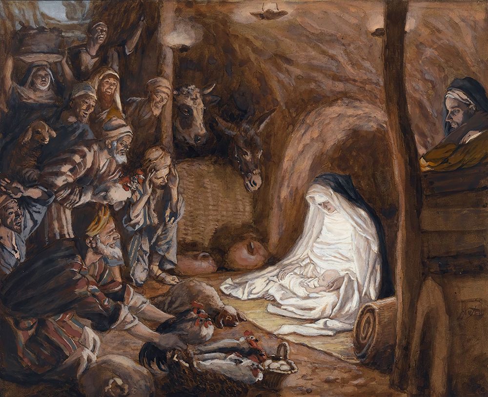 The Adoration of the Shepherds art print by James Tissot for $57.95 CAD