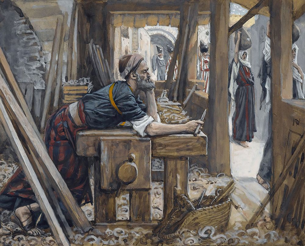 The Anxiety of Saint Joseph art print by James Tissot for $57.95 CAD