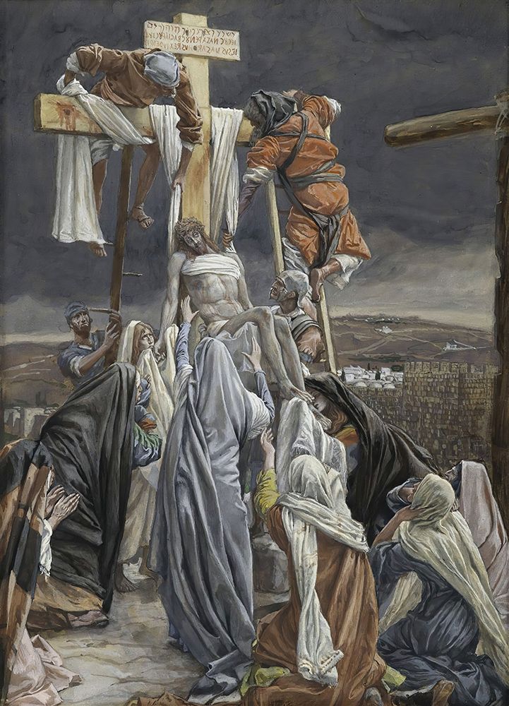 The Descent from the Cross art print by James Tissot for $57.95 CAD