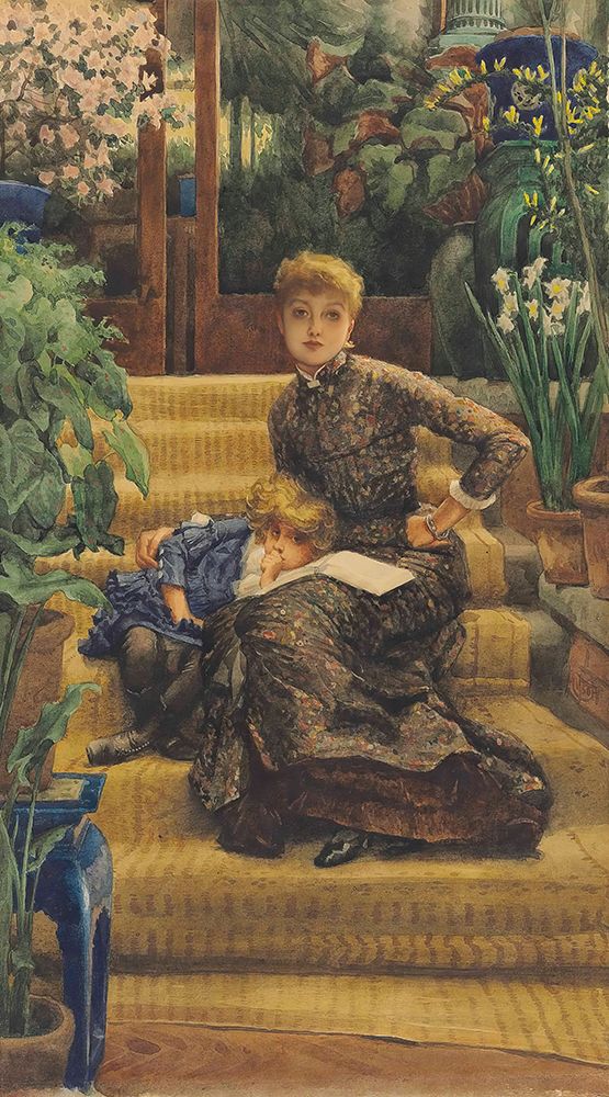 The Elder Sister 1880 art print by James Tissot for $57.95 CAD