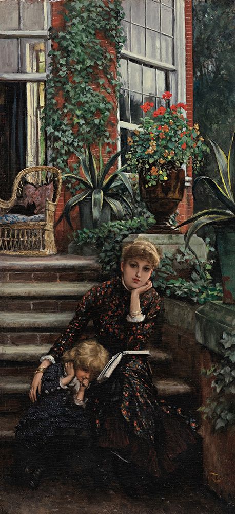 The Elder Sister art print by James Tissot for $57.95 CAD