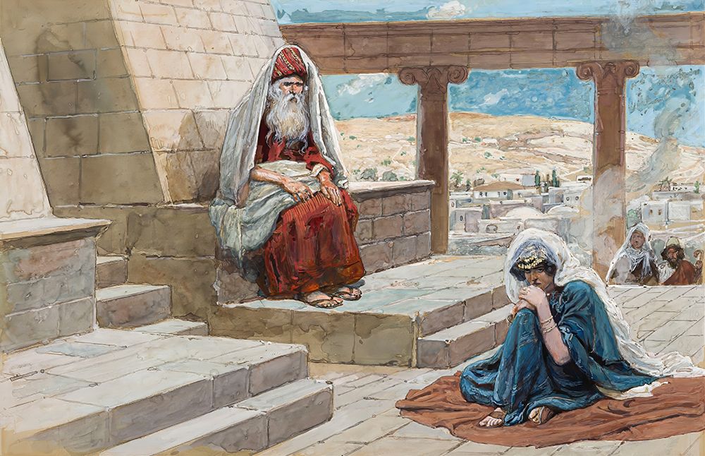 The High Priest and Hannah art print by James Tissot for $57.95 CAD