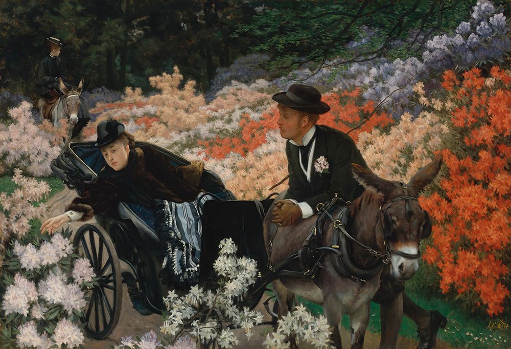 The Morning Ride art print by James Tissot for $57.95 CAD
