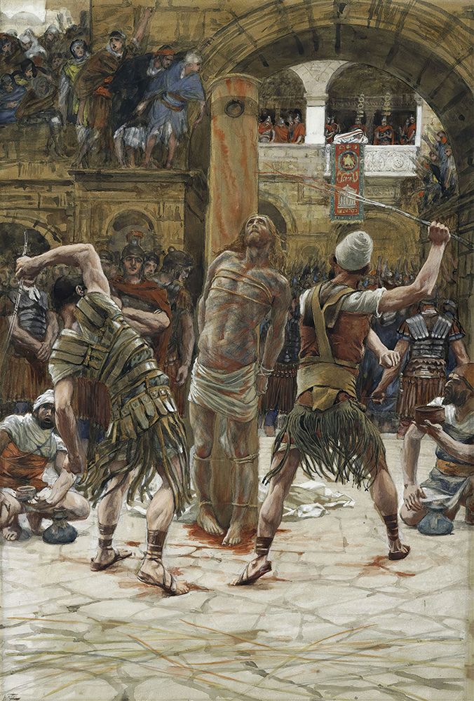 The Scourging on the Front art print by James Tissot for $57.95 CAD