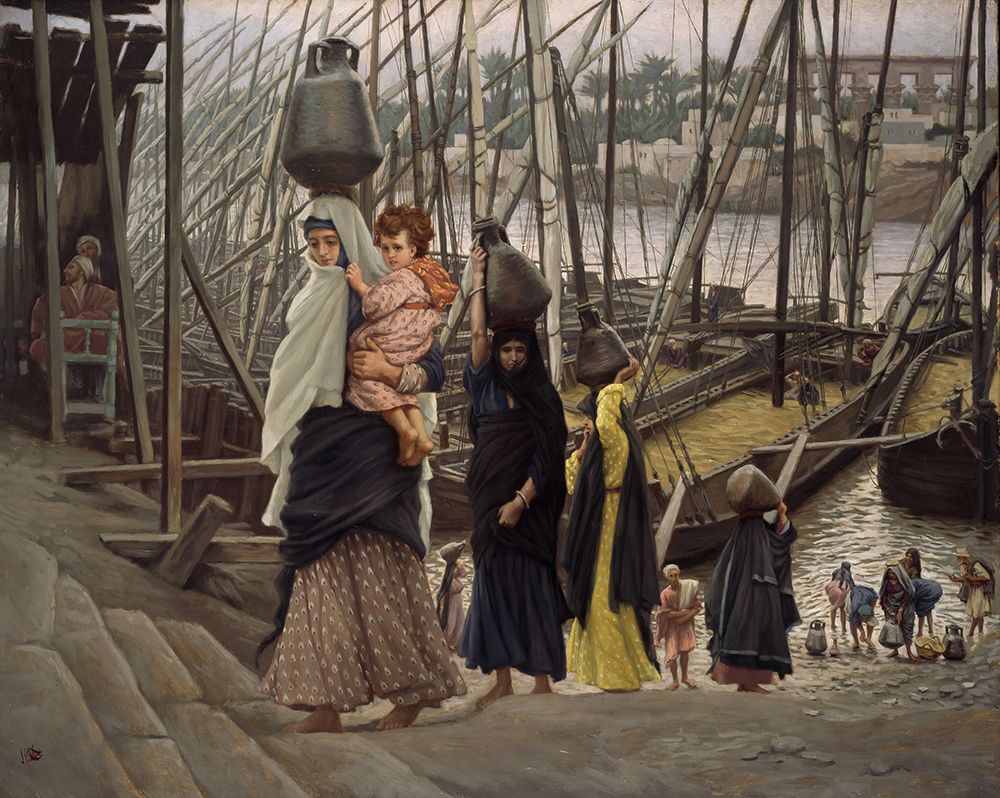The Sojourn in Egypt ca 1886 art print by James Tissot for $57.95 CAD