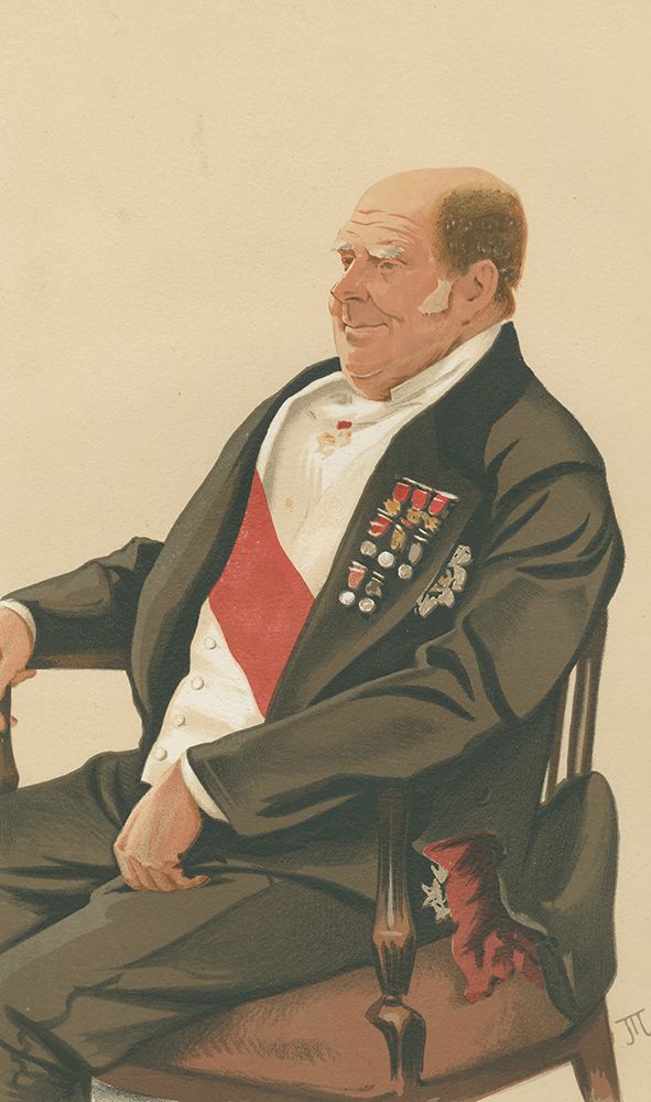 Vanity Fair Military and Navy Little Harry, Admiral the Hon. Sir Henry Keppel 1876 art print by James Tissot for $57.95 CAD