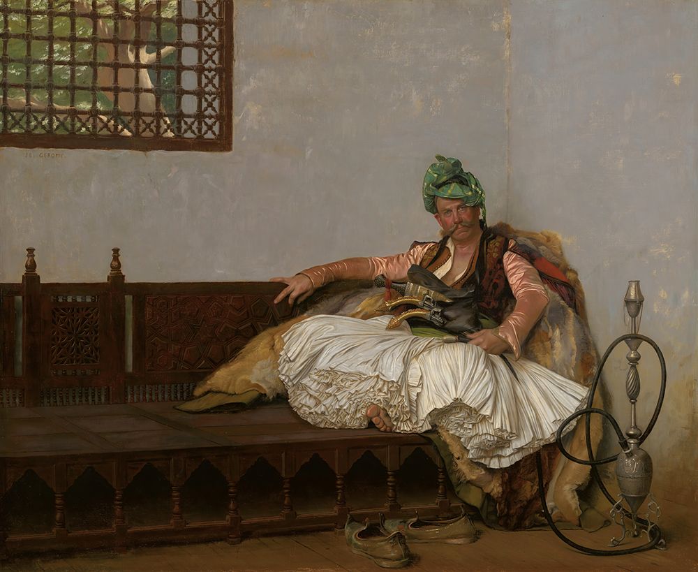 A Bashi-Bazouk Chieftan 1880 art print by Jean-Leon Gerome for $57.95 CAD