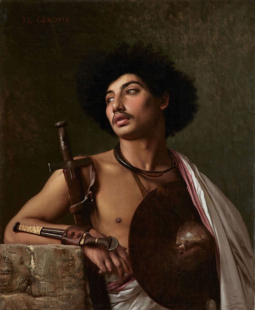 A Bischari Warrior art print by Jean-Leon Gerome for $57.95 CAD