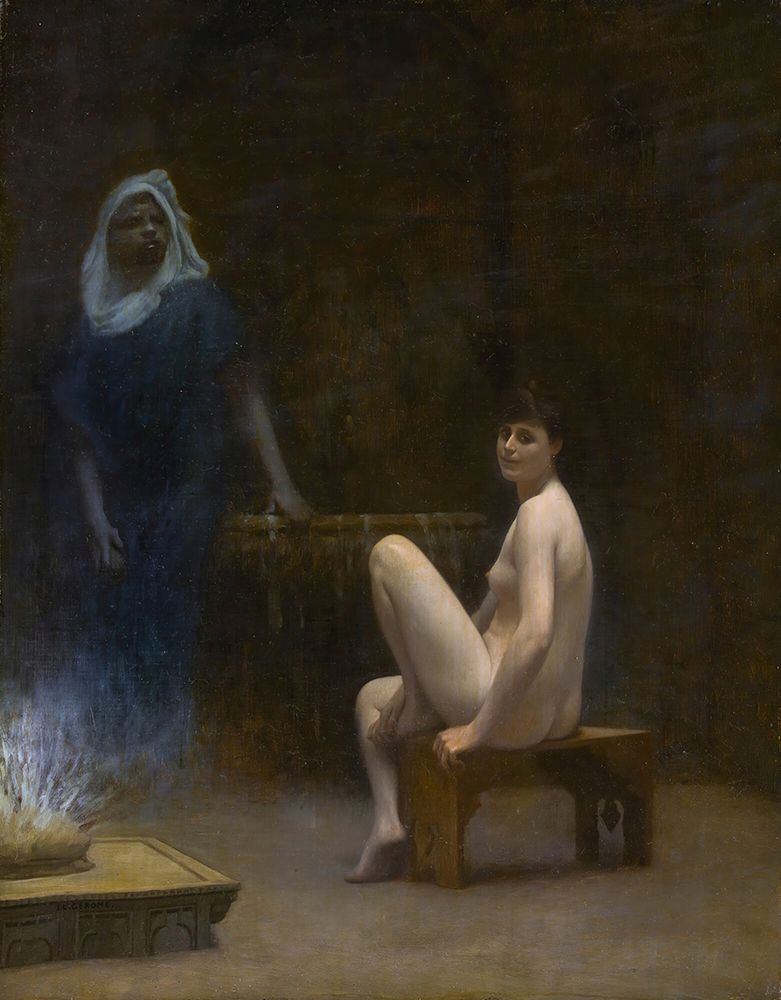 After The Bath art print by Jean-Leon Gerome for $57.95 CAD