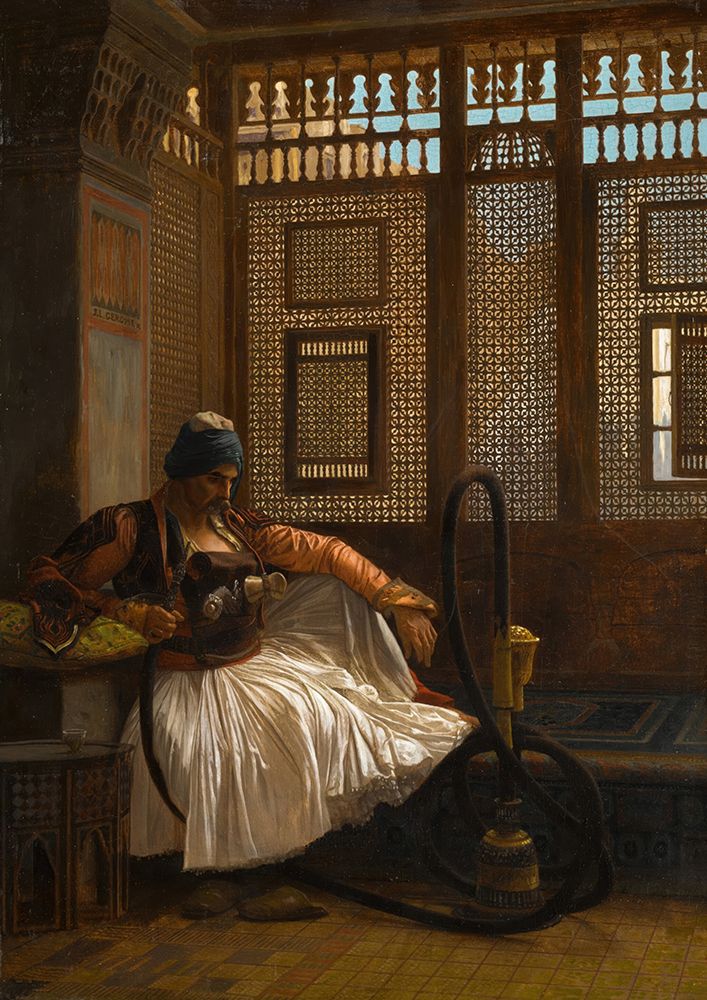 Arnaut at Rest art print by Jean-Leon Gerome for $57.95 CAD