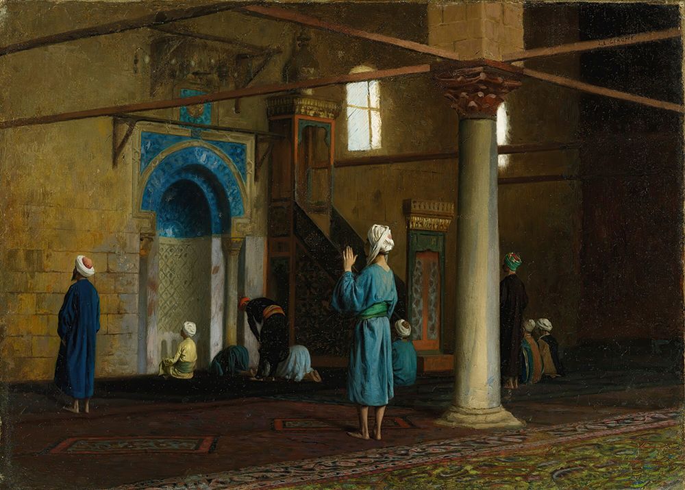 At Prayer, Cairo art print by Jean-Leon Gerome for $57.95 CAD