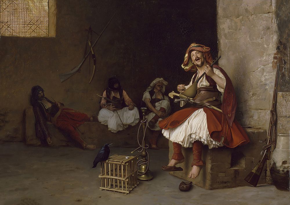 Bashi-Bazouk Singing 1868 art print by Jean-Leon Gerome for $57.95 CAD