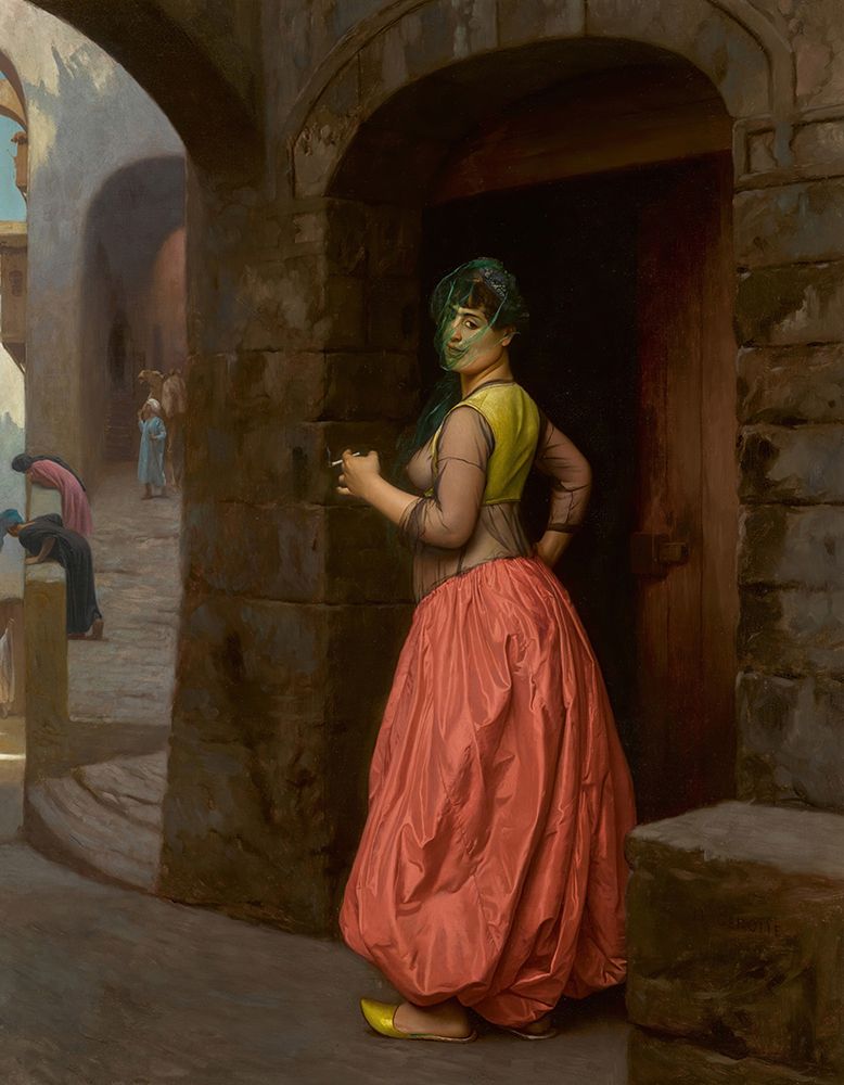 Jeune Fille du Caire I art print by Jean-Leon Gerome for $57.95 CAD