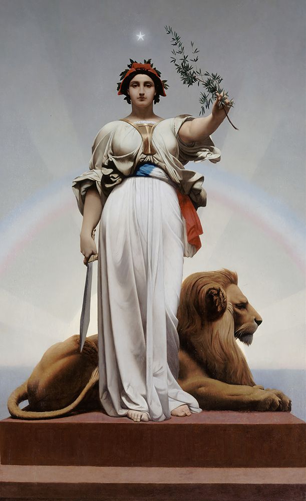 La Republique 1848 art print by Jean-Leon Gerome for $57.95 CAD