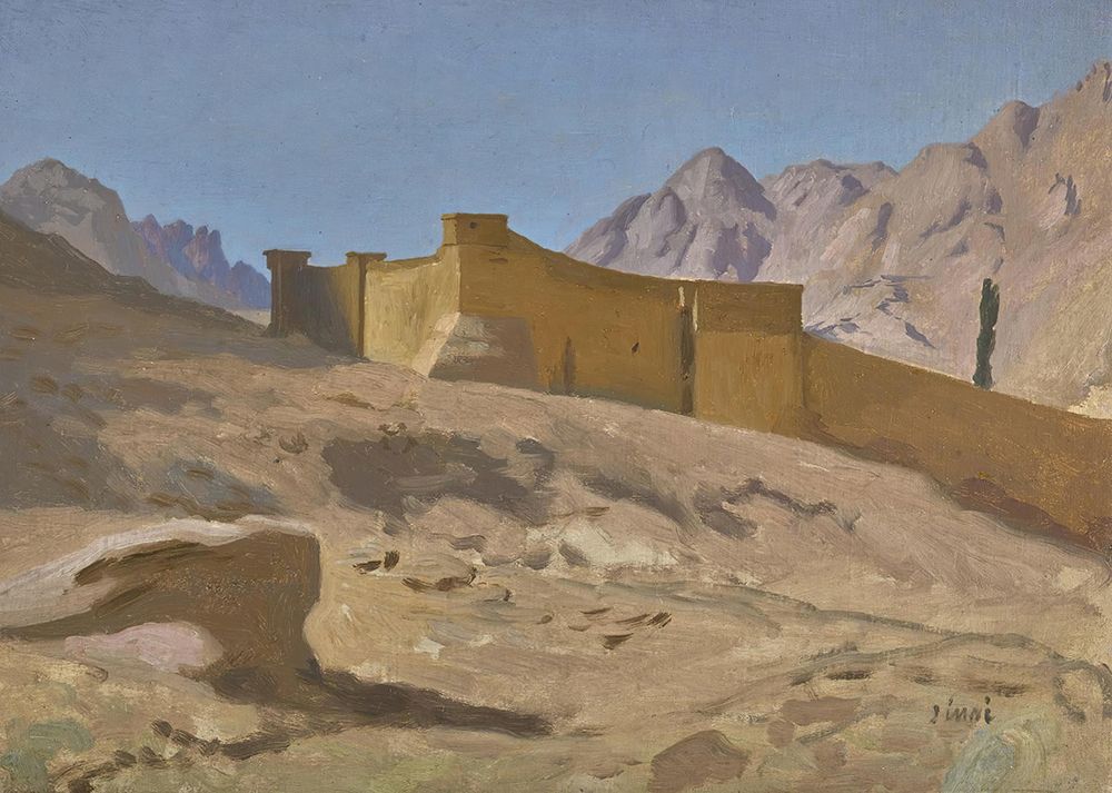 Le monastere de Sainte-Catherine art print by Jean-Leon Gerome for $57.95 CAD