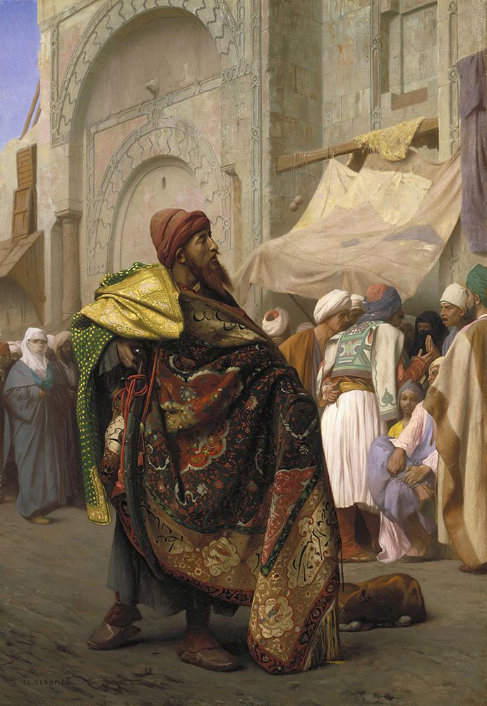 The Carpet Merchant Of Cairo 1869 art print by Jean-Leon Gerome for $57.95 CAD