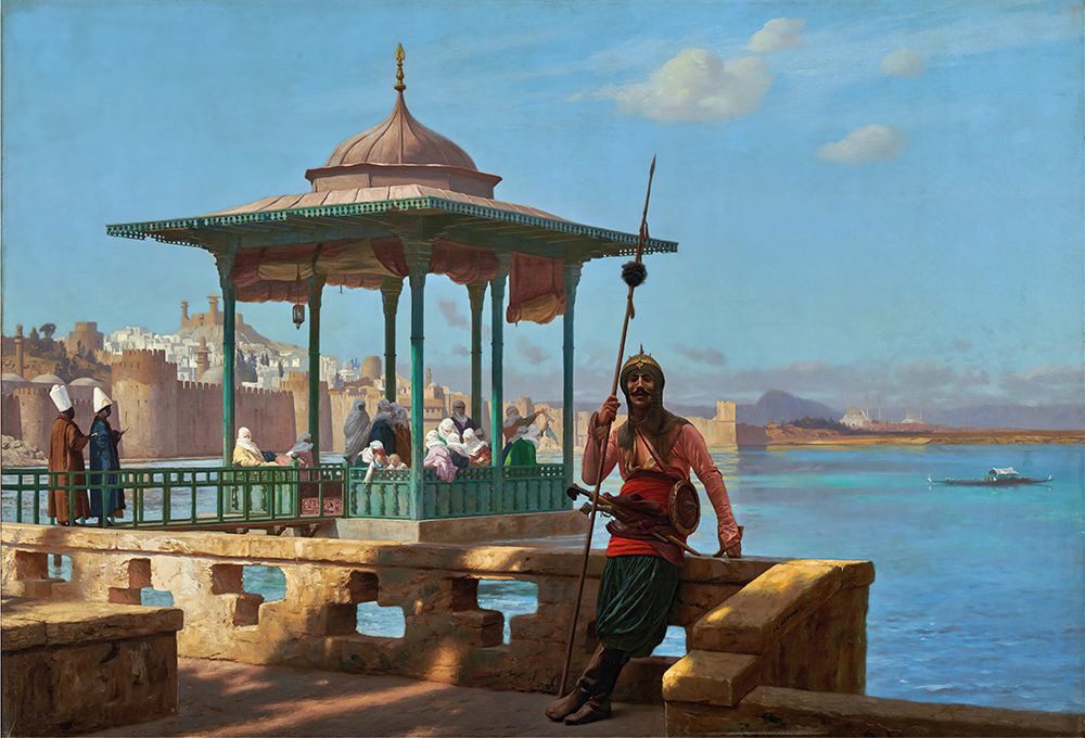 The Harem In The Kiosk art print by Jean-Leon Gerome for $57.95 CAD